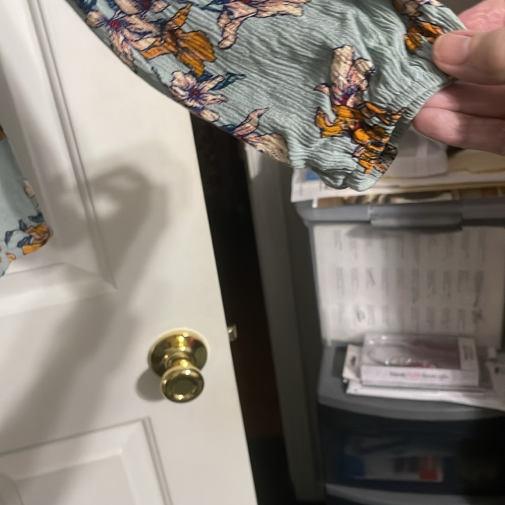 Excellent Condition Boutique Purchased boho printed top - Picture 3 of 5